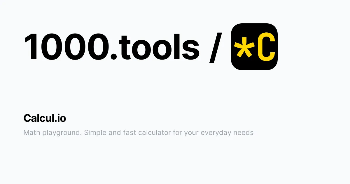 Calcul Io