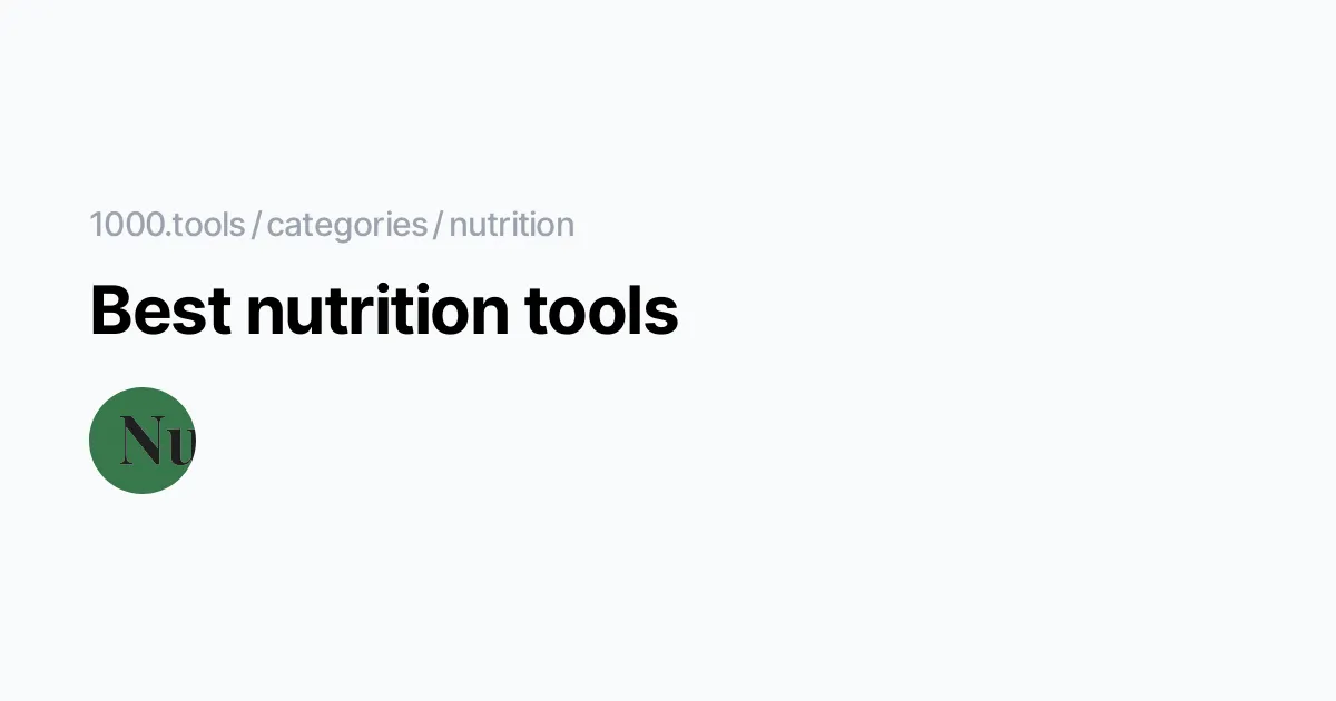 best-nutrition-tools-1000-tools